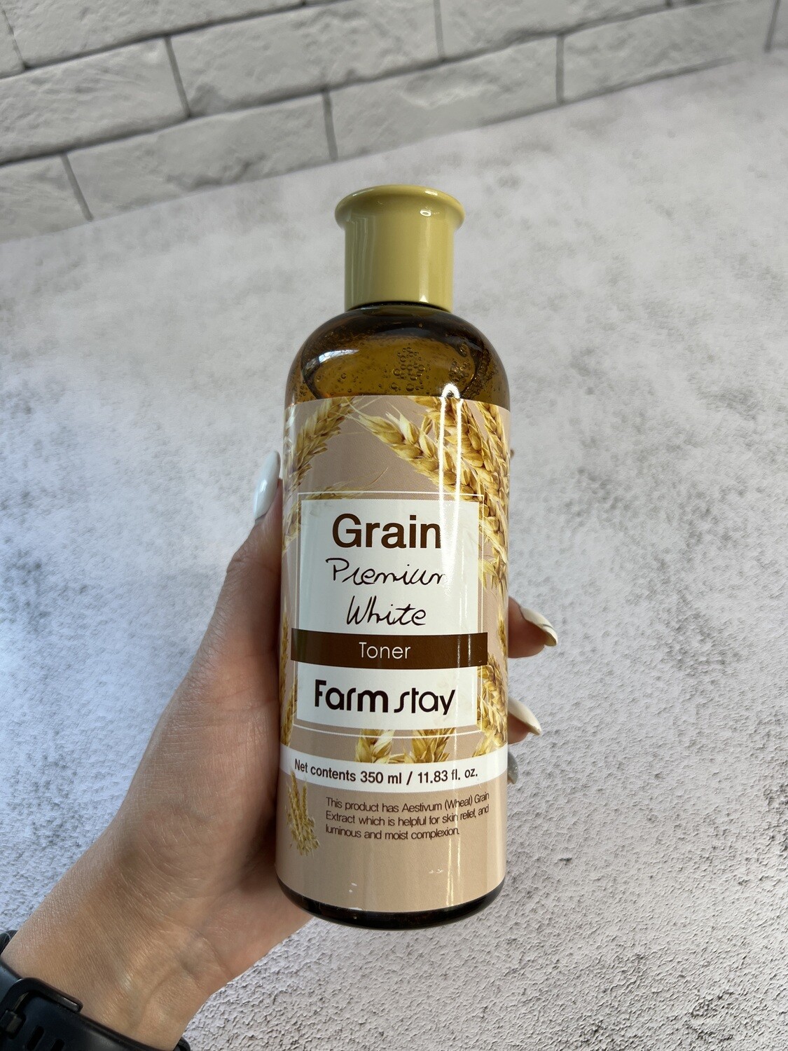 Тонер с пшеницей FarmStay grain premium white