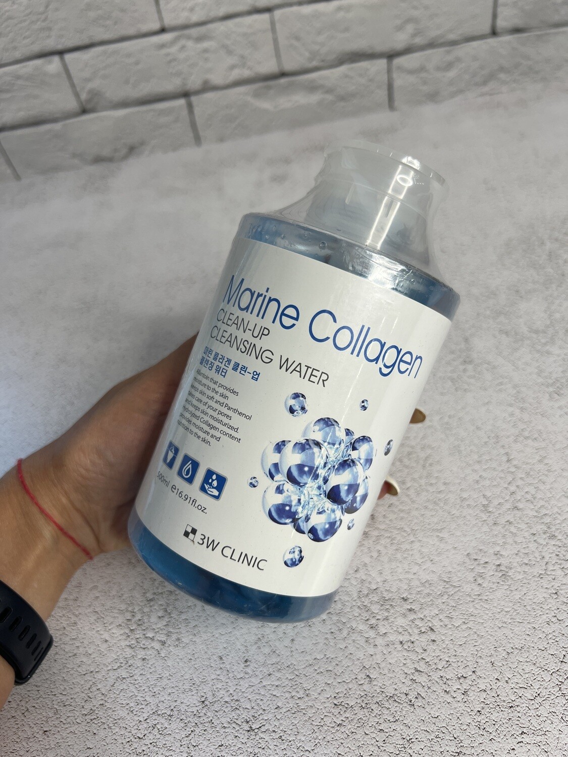 3W Clinic Marine Collagen clean-up cleansing water