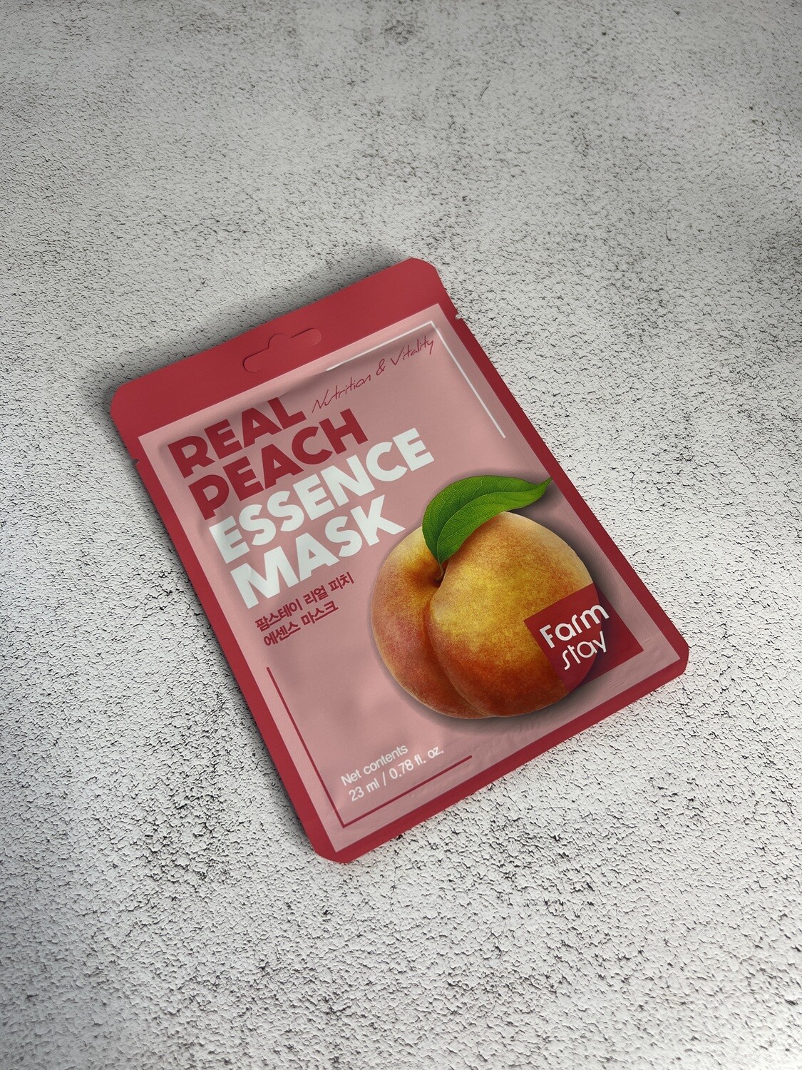 Тканевая маска FarmStay real peach essence mask