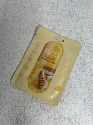 Тканевая маска с экстрактом меда  JIGOTT Honey Real Ampoule Mask