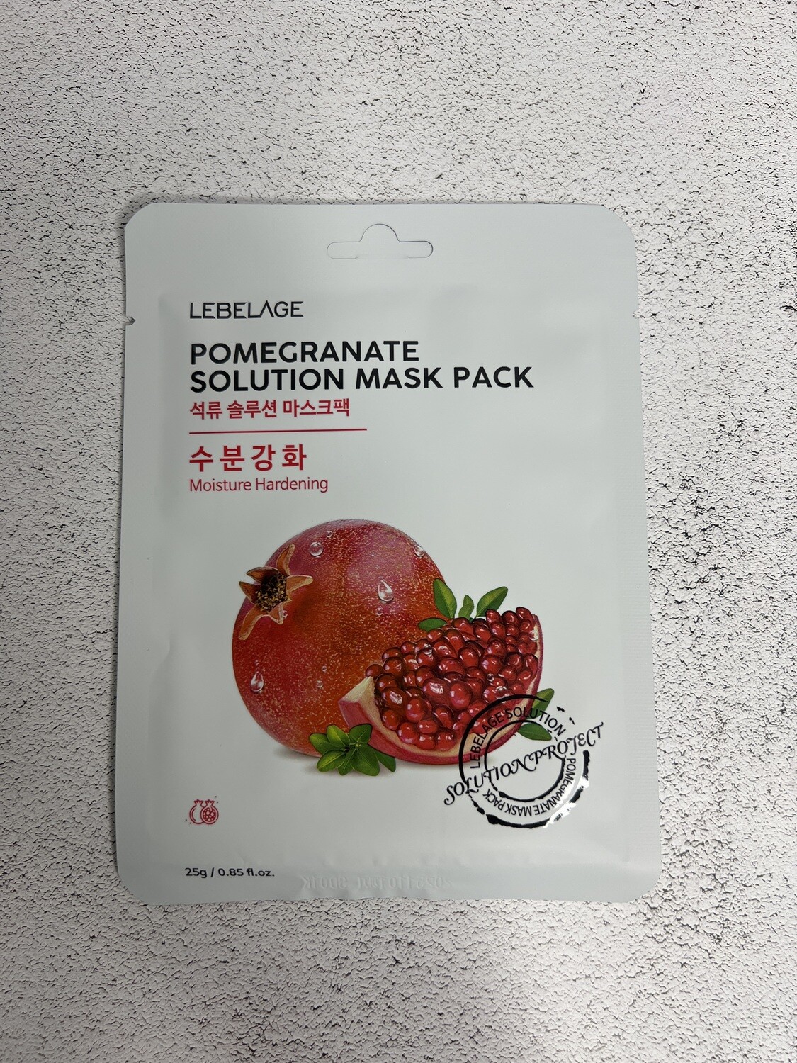 Тканевая маска с экстрактом Граната Lebelage Pomegrante Solution Mask