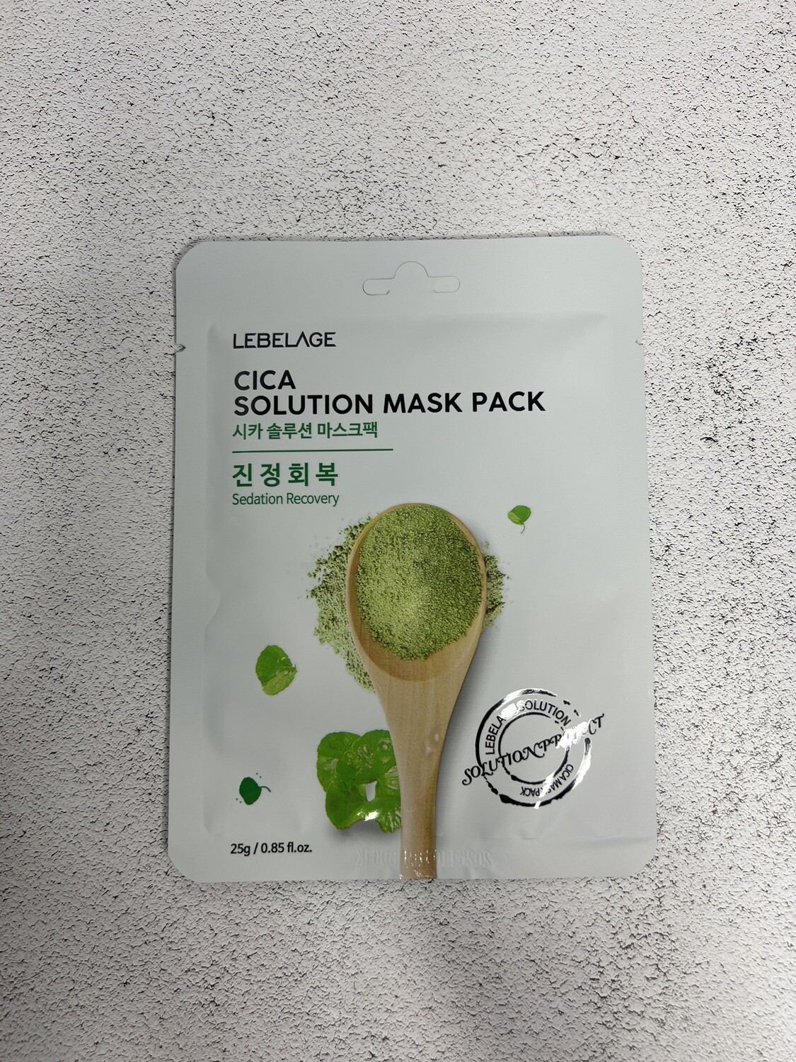 Тканевая маска с центеллой Lebelage Cica Solution Mask Pack
