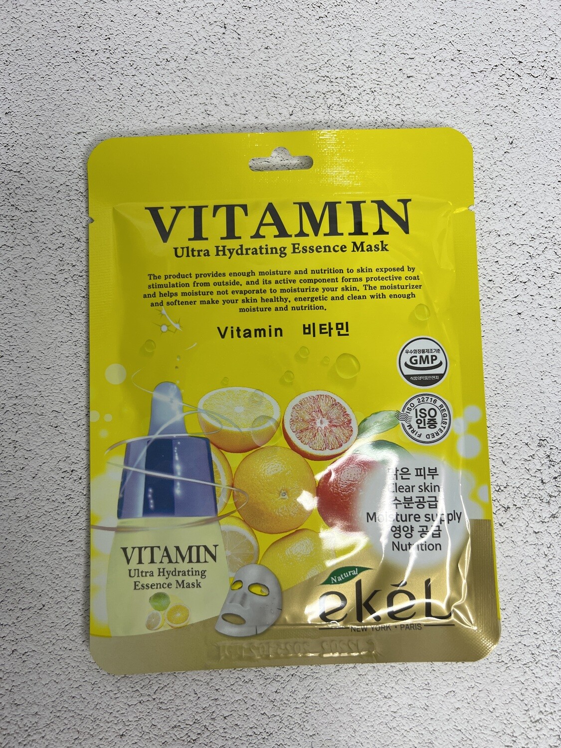 Тканевая Маска с Витаминами Ekel Vitamin Essence Mask