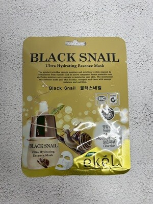 Тканевая Маска с Черной Улиткой Ekel Black Snail Essence Mask