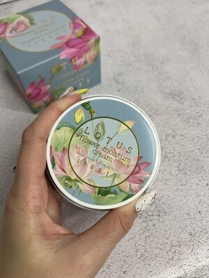 Крем для лица с лотосом Jigott Lotus Flower Moisture Cream