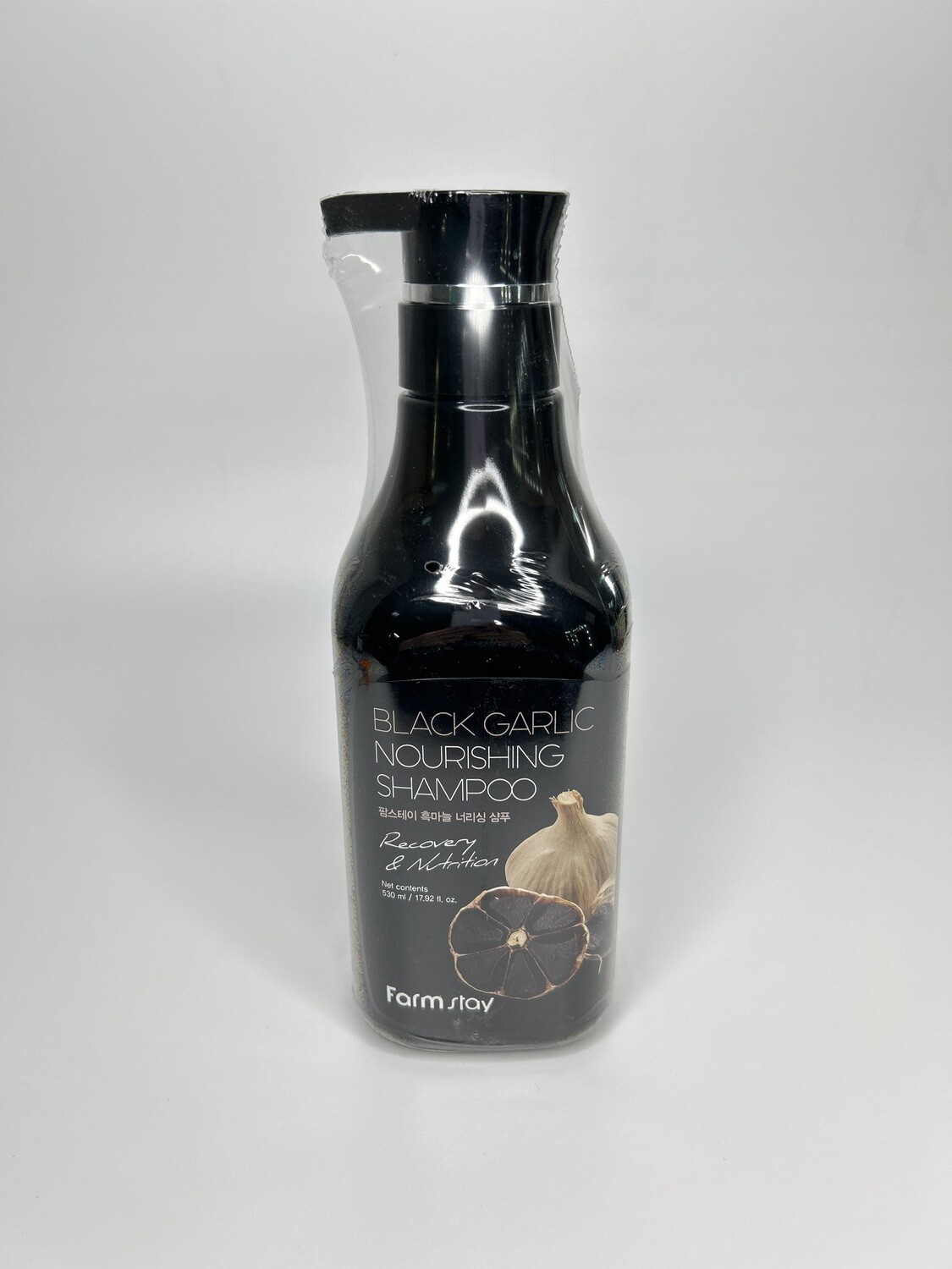 Питательный шампунь с экстрактом черного чеснока FarmStay Black Garlic Nourishing Shampoo