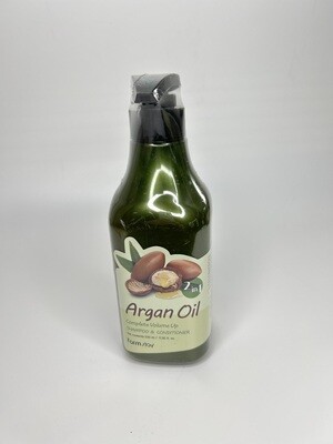 Шампунь-кондиционер с aргановым маслом - FarmStay Argan Oil Complete Volume Up Shampoo & Conditioner