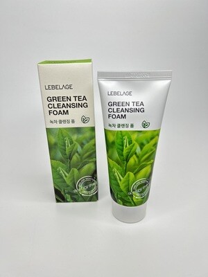 Очищающая пенка для лица с экстрактом зеленого чая Leverage Natural Cleansing Foam Green Tea