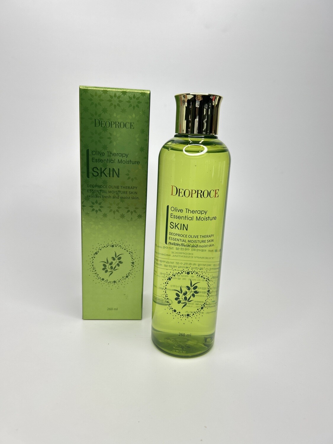 Интенсивно увлажняющий тонер с экстрактом оливы Deoproce Olive Therapy Essential Moisture Skin