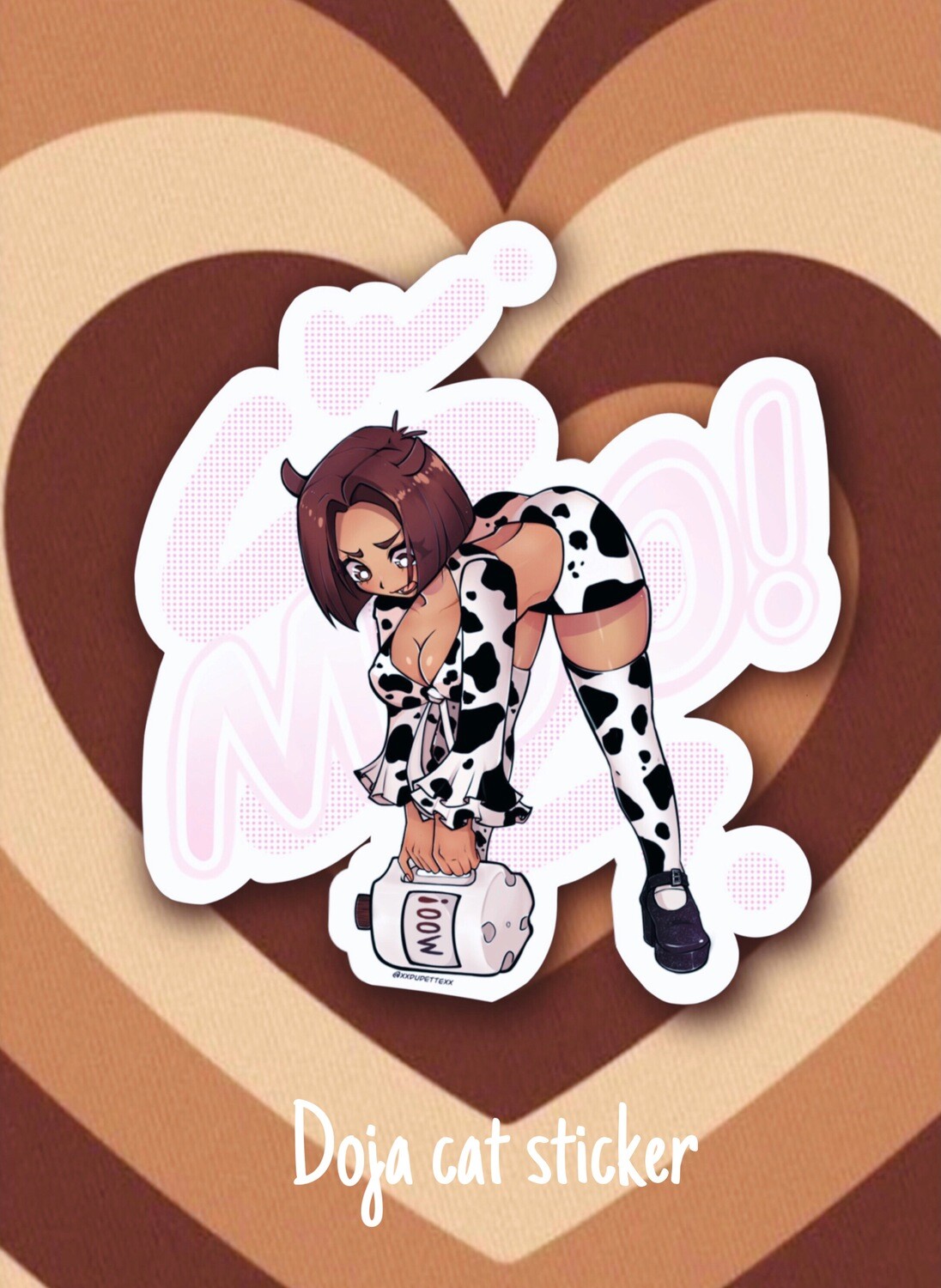 Doja cat MOO! sticker
