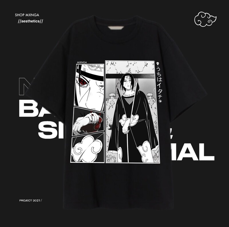 Oversized Itachi Uchiha T-shirt