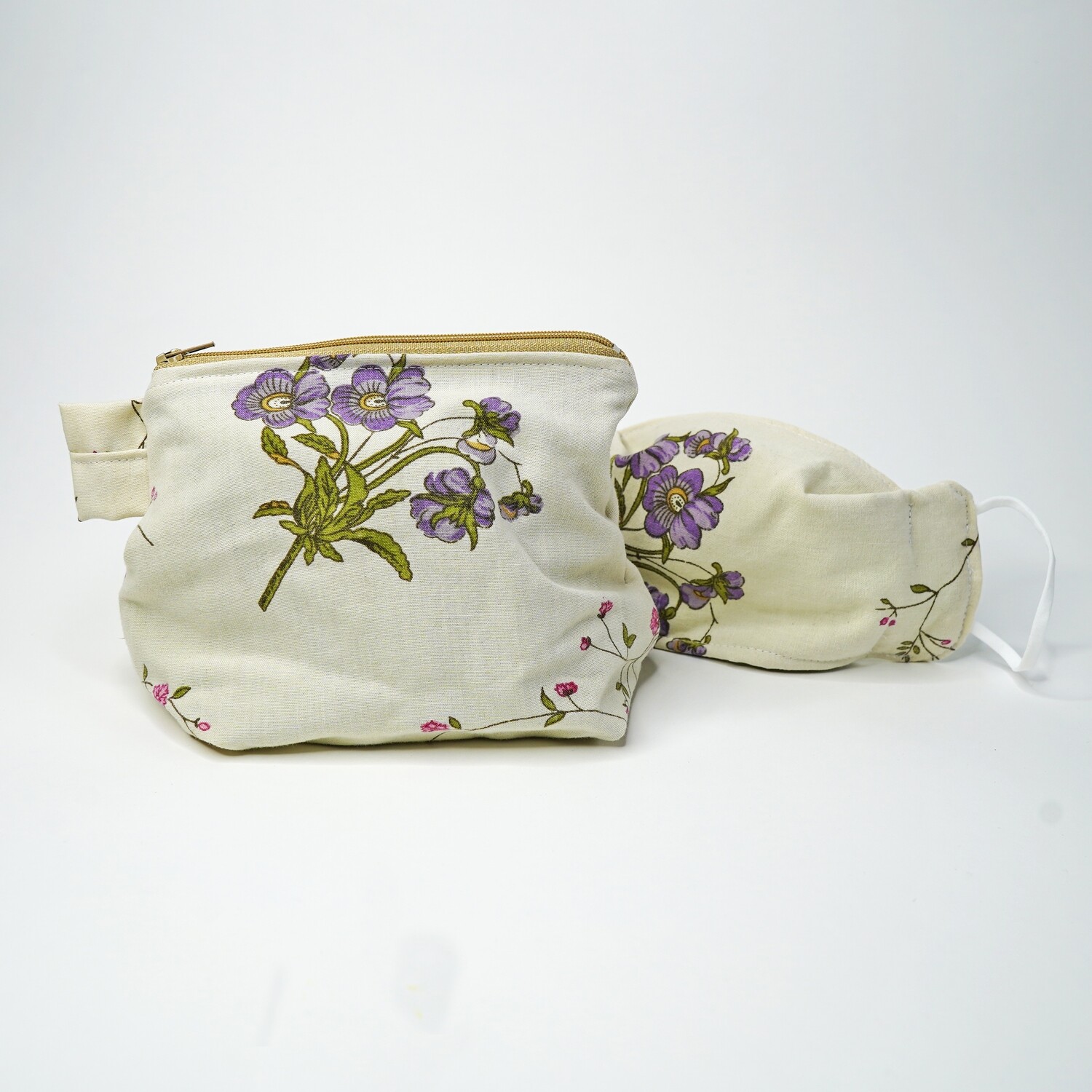 Vintage Violet 2pc Set - Bag & Mask