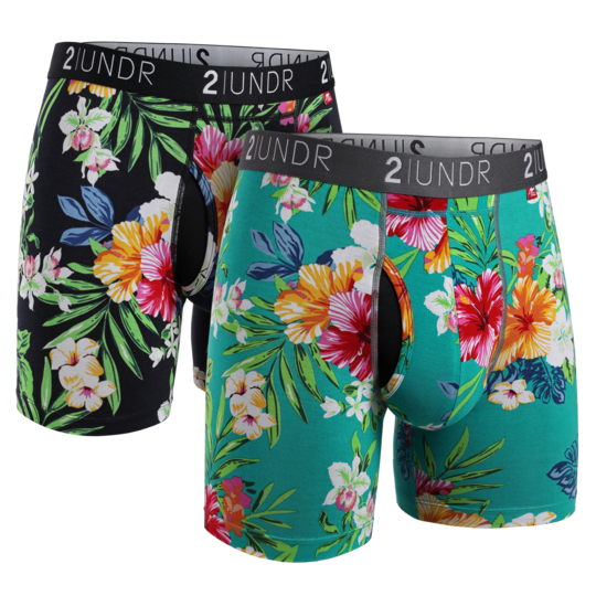2U012B.185 2UNDR LOT DE 2 BOXERS, Grandeur: L, Couleur: KONA