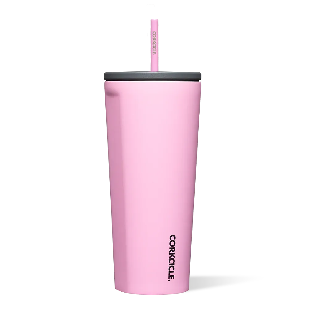 Sun-Soaked Pink Cold Cup 24oz