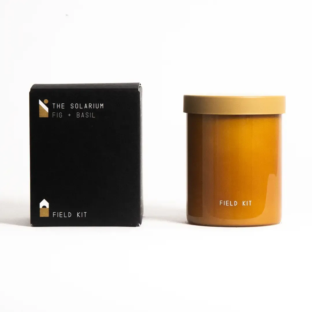 188 Field Kit Solarium glass candle Fig &amp; Basil