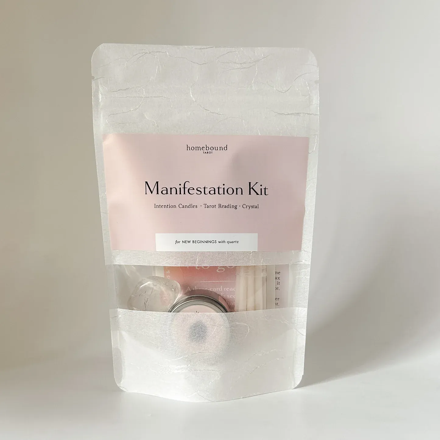600 Homebound Tarot Manifestation Kit "New Beginnings"