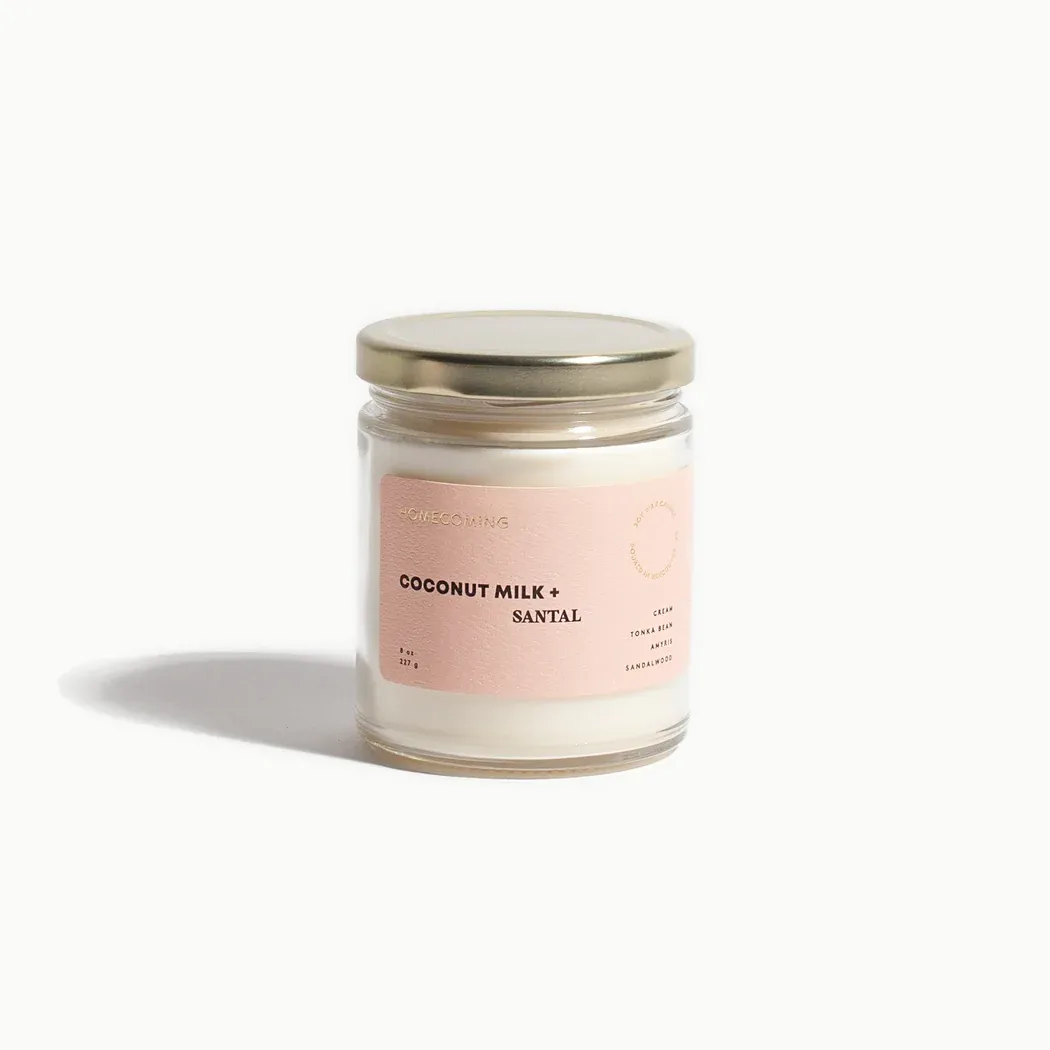 Coconut Milk &amp; Santal Candle