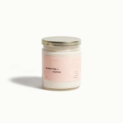 Black Tea &amp; Pepper Candle