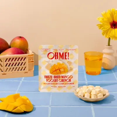 Freeze Dried Mango Yogurt Crunch