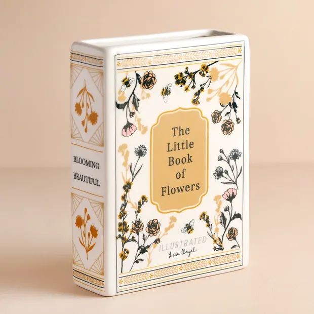 2539 Lisa Angel Book of Flowers Vase