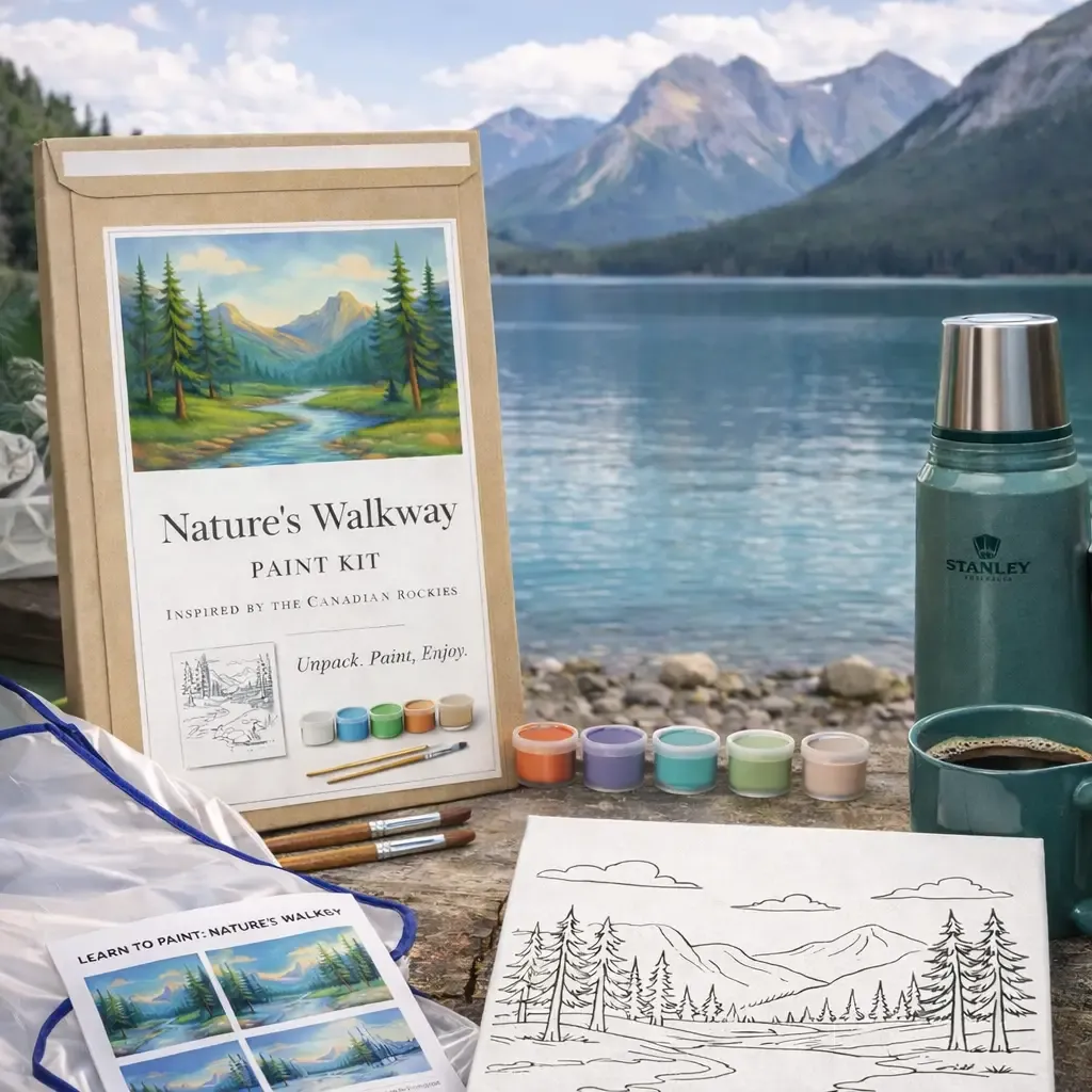 2344 Canvas Kit - Paint Kit "Nature's Walkway"