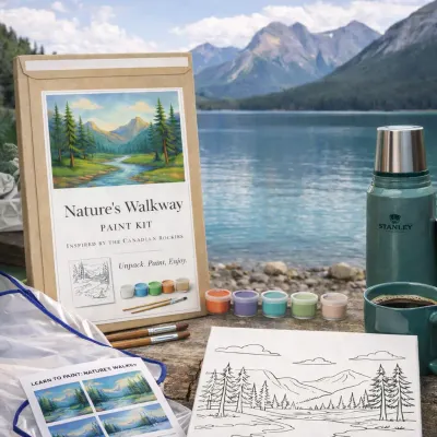 2344 Canvas Kit - Paint Kit "Nature's Walkway"