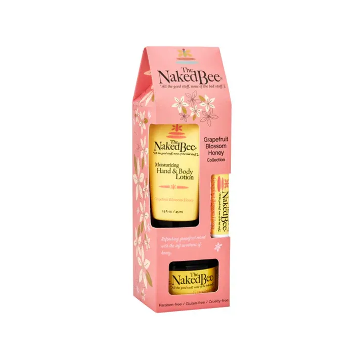 4325 Naked Bee Grapefruit Blossom Honey Gift Collections