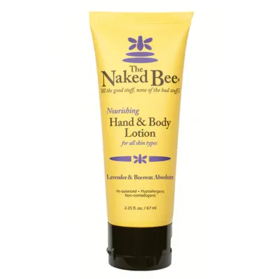 4315 Naked Bee 2.25oz Lavender &amp; Beeswax Lotion