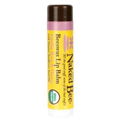 961 Naked Bee Vanilla Rose &amp; Honey Lip Balm