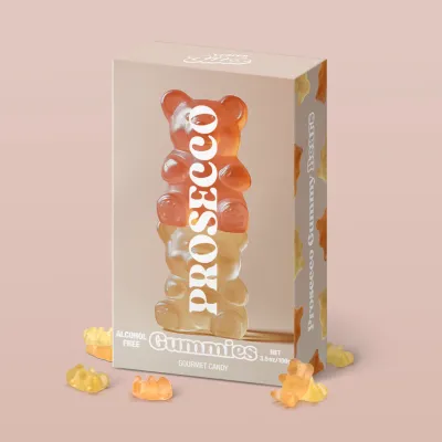 985 Bisou Gummies "Prosecco Bears"