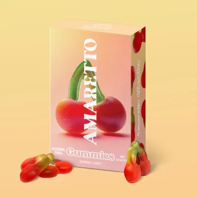 1996 Bisou Gummies "Amaretto Cherries"