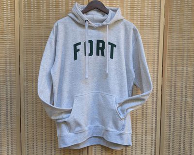 Grey Fort Adult Pullover Hoodie