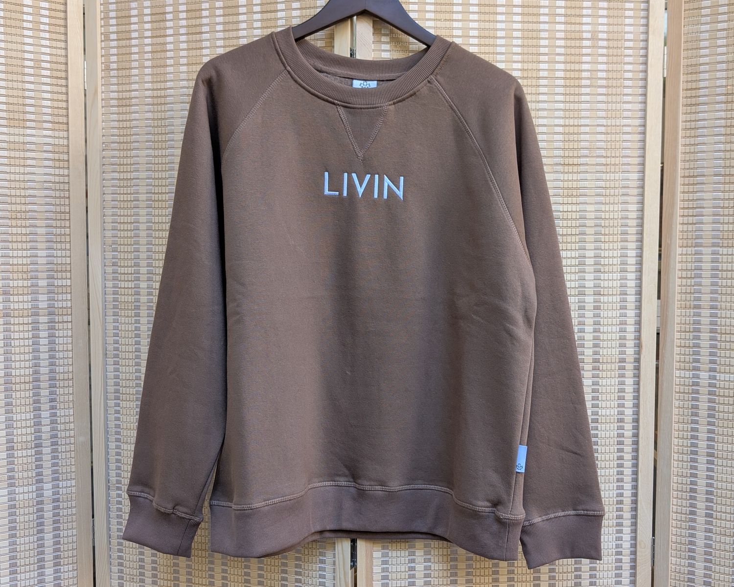 Brown LIVIN Crewneck