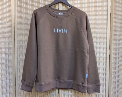 Brown LIVIN Crewneck