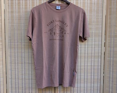 Hazy Pink Fort Langley Acid Wash T-Shirt