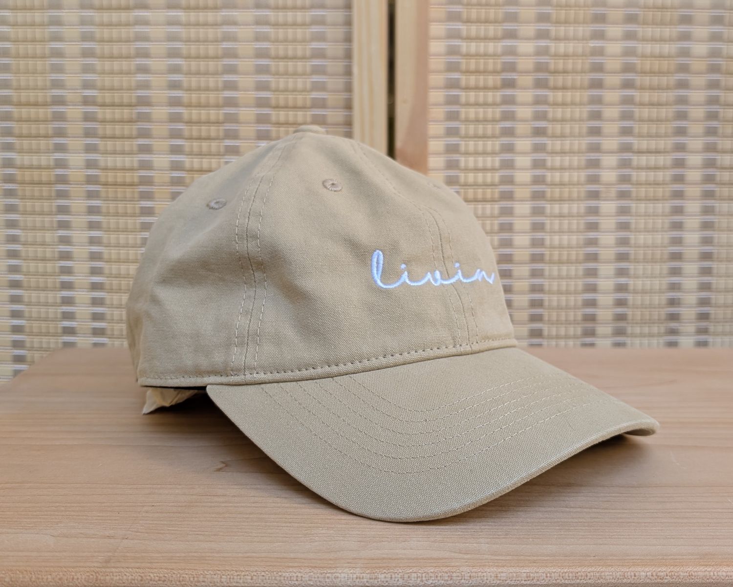 Tan LIVIN Acid Wash Cap
