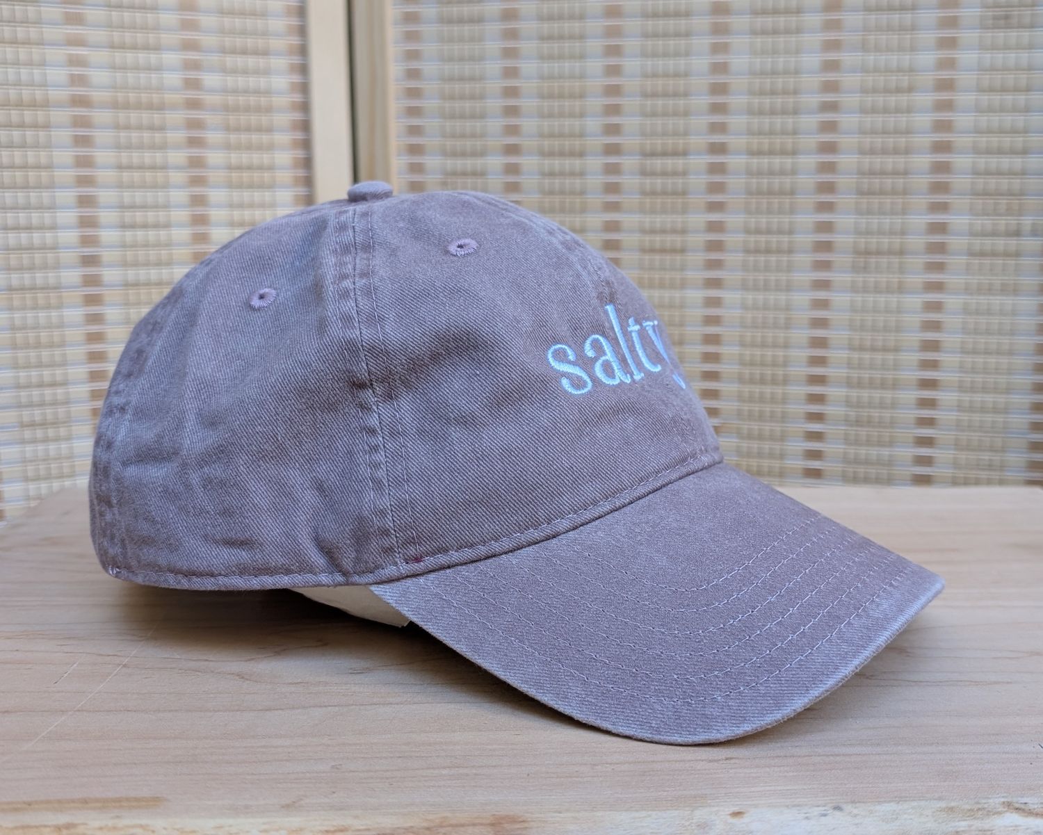 Mauve SALTY Acid Wash Cap