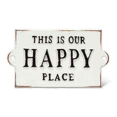 049 Abbott Happy Place Sign