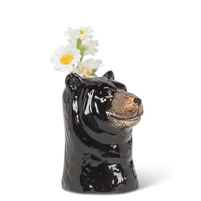 169 Abbott Black Bear Bud Vase