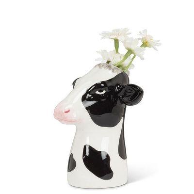 170 Abbott Holstein Cow Bud Vase