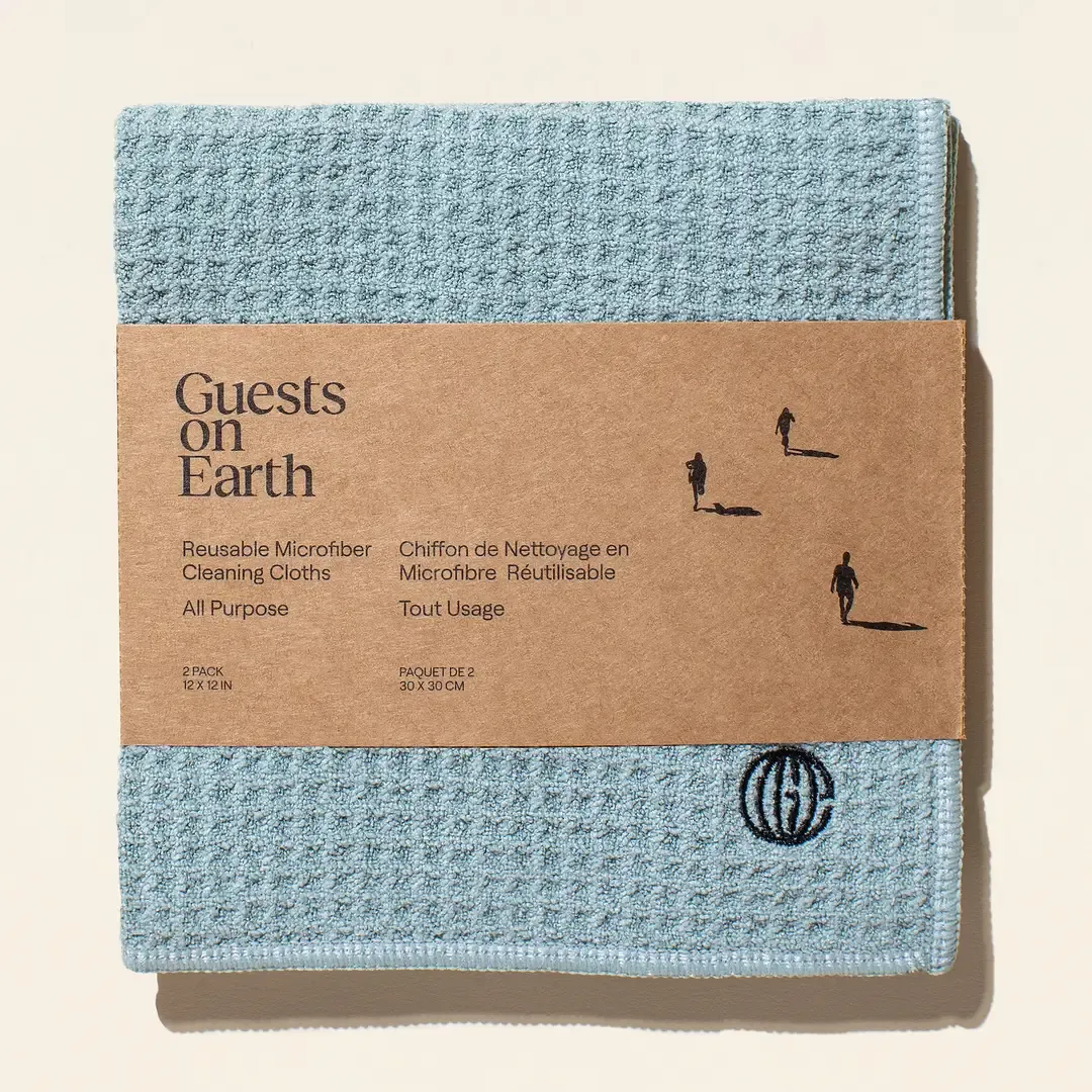604 Guests on Earth Waffle Cleaning Cloths 2-Pack
