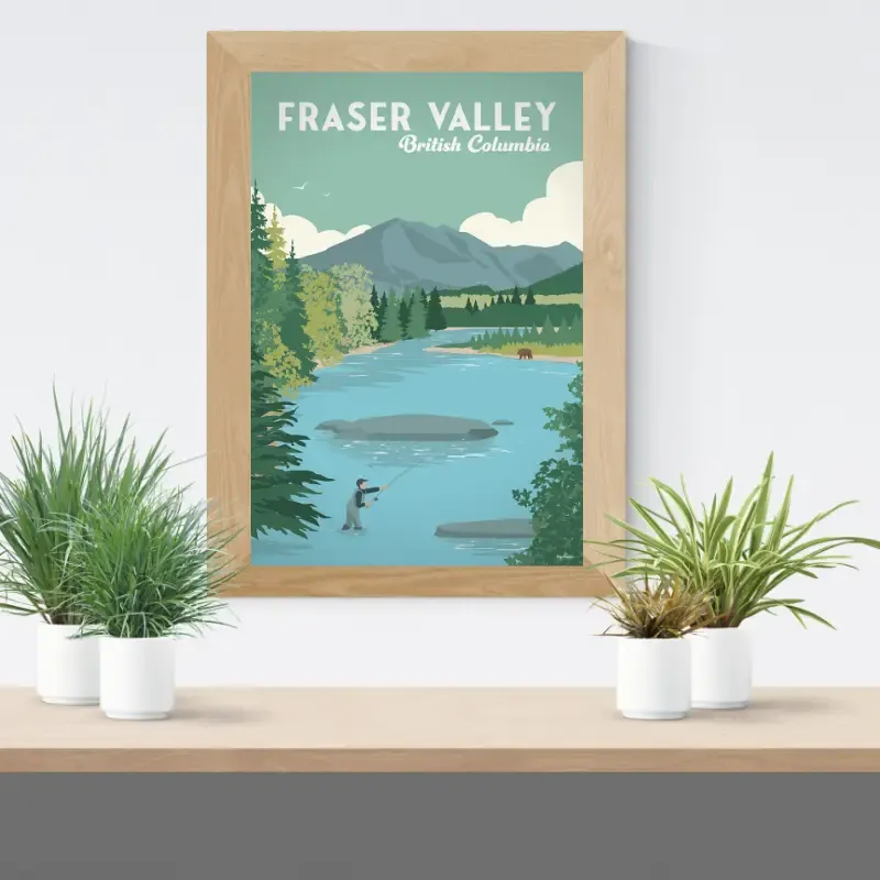 607 Trip Poster Fraser Valley Poster 5x7"
