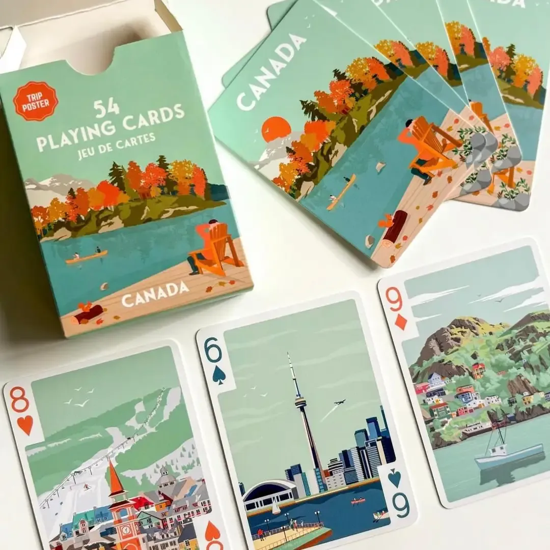 608 Trip Poster BC Playing Cards