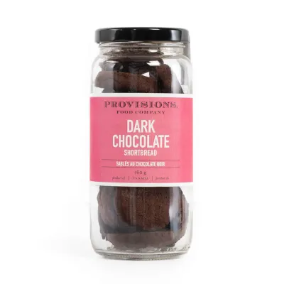 Dark Chocolate Shortbread Jar 160g