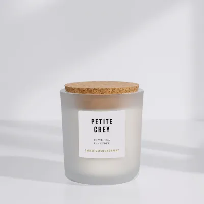 1417 Canvas Candle Co. Petit Grey Candle