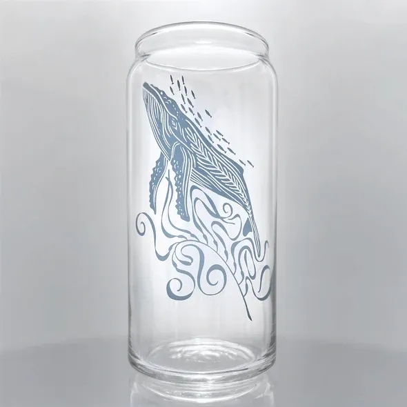 Humpback Whale Beer Glass