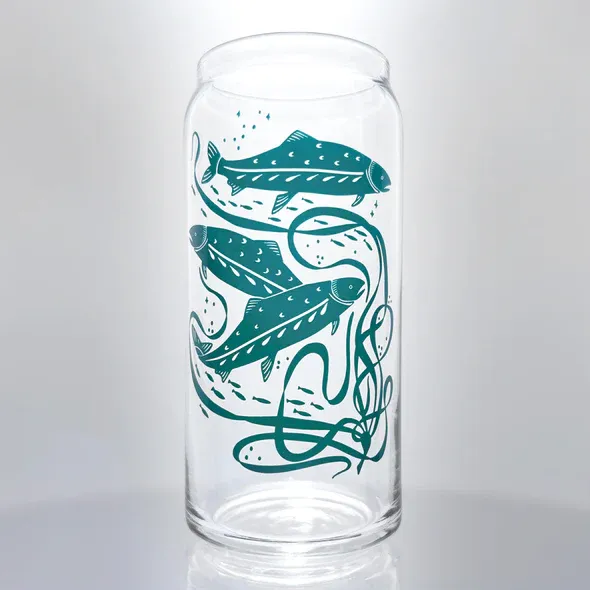 Salmon Beer Glass