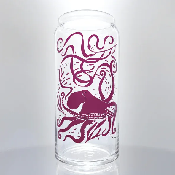 Octopus Beer Glass