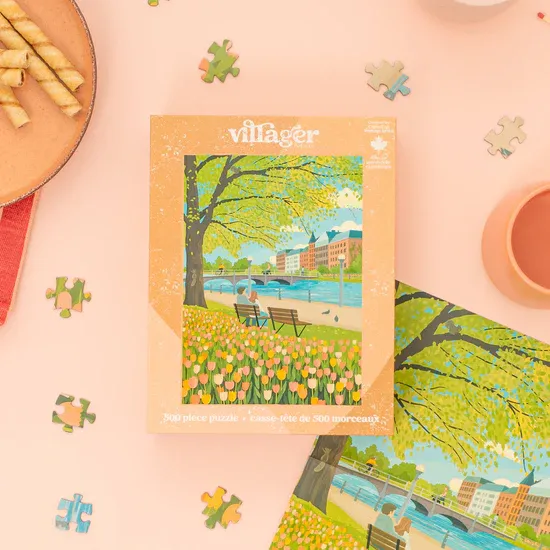Tulip Season 500 Piece Puzzle