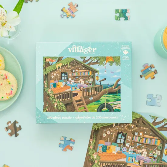 974 Villager Puzzle "Treetop Hideout" 250pc